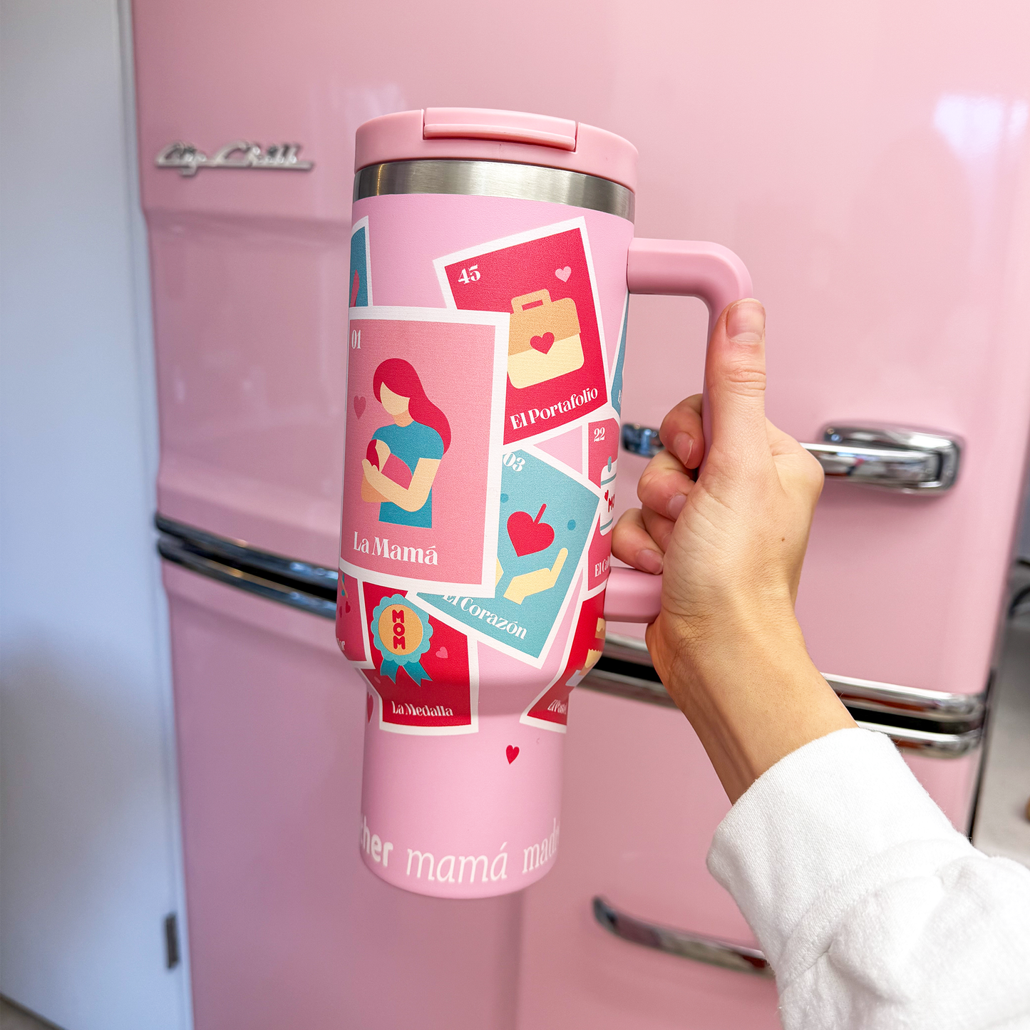 La Mamá 40 oz Stainless Tumbler