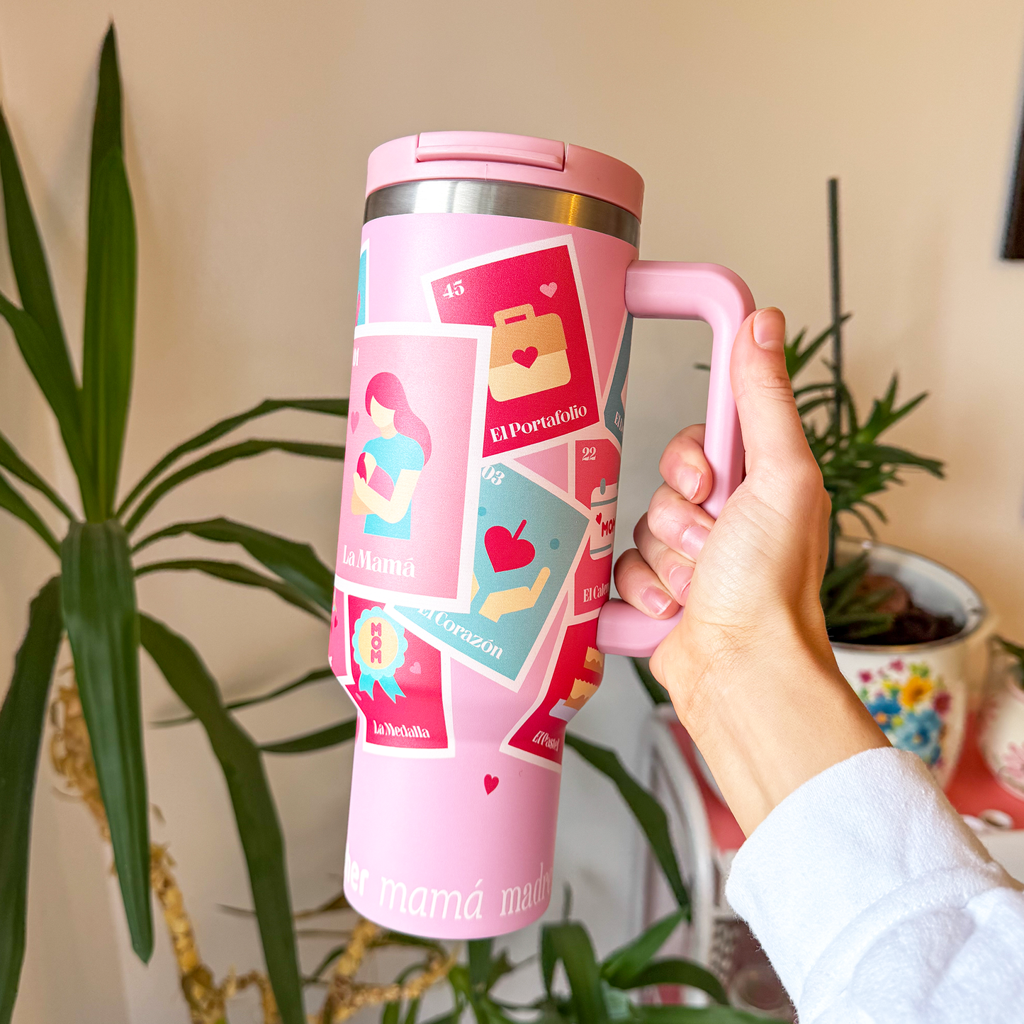 La Mamá 40 oz Stainless Tumbler
