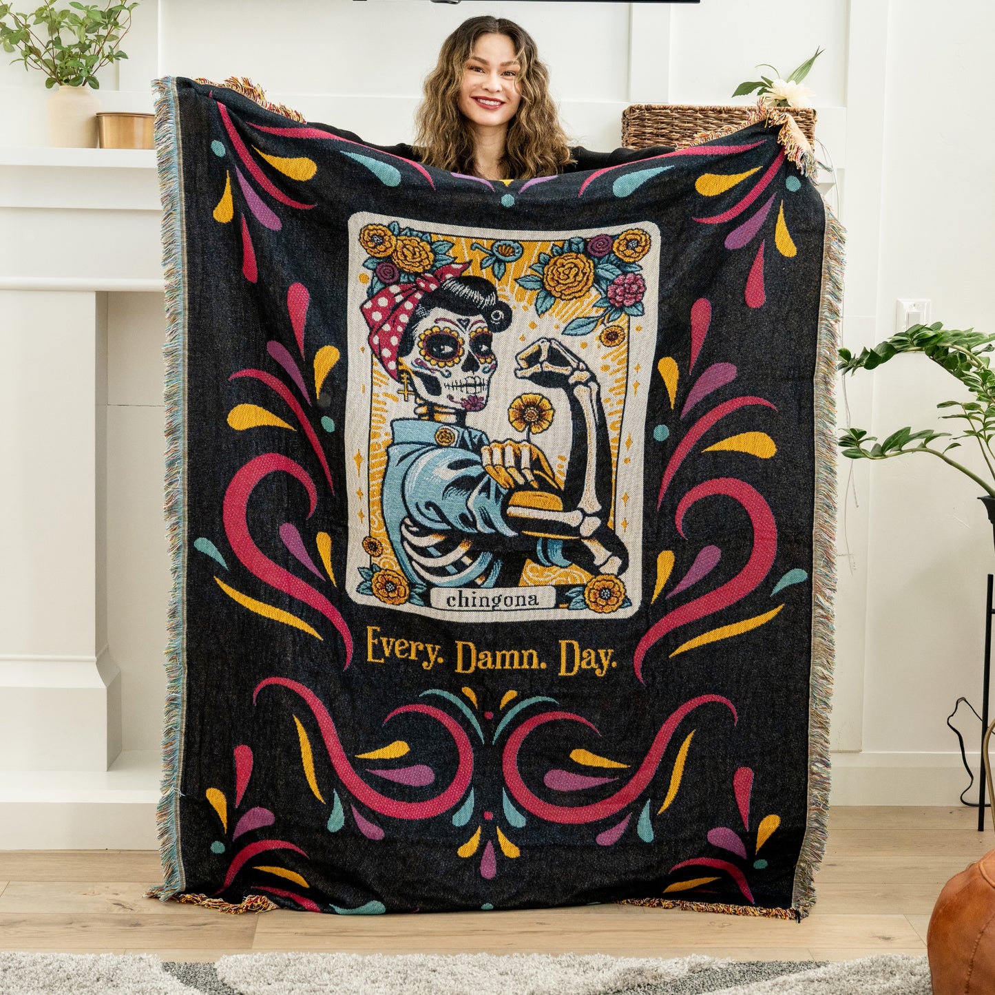 Chingona Woven Throw Blanket
