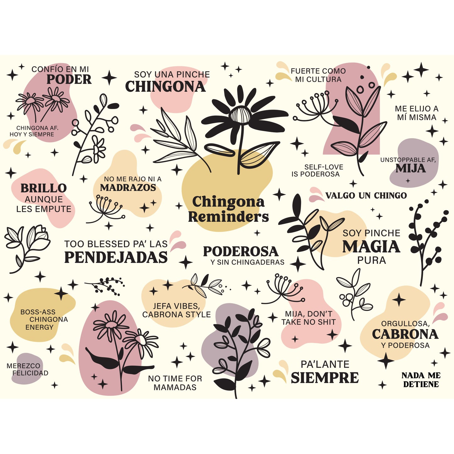 Chingona Reminders 40oz Tumbler - PREORDER