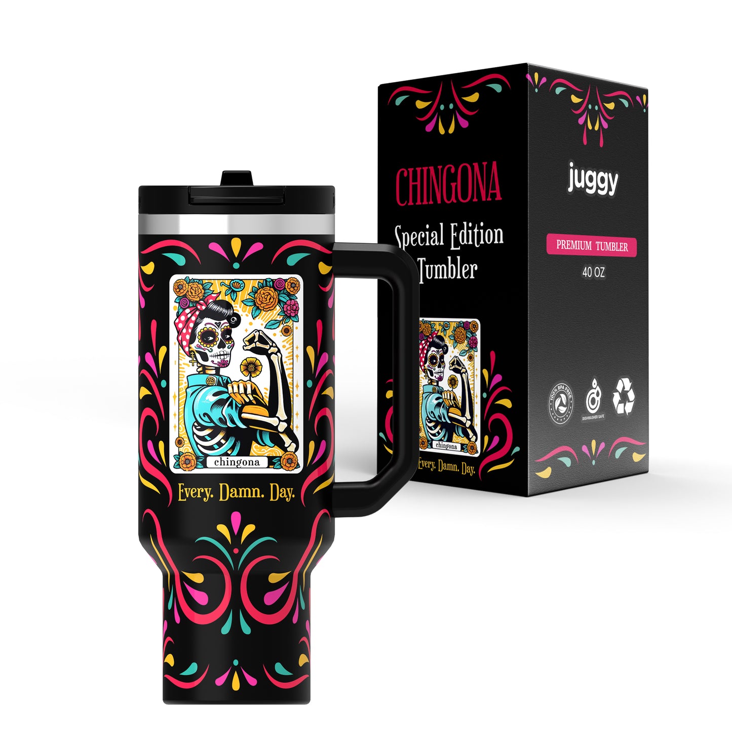 Chingona 40 OZ Tumbler - PREORDER