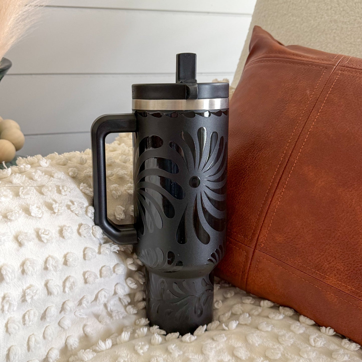Black Talavera 40 OZ Tumbler - PREORDER
