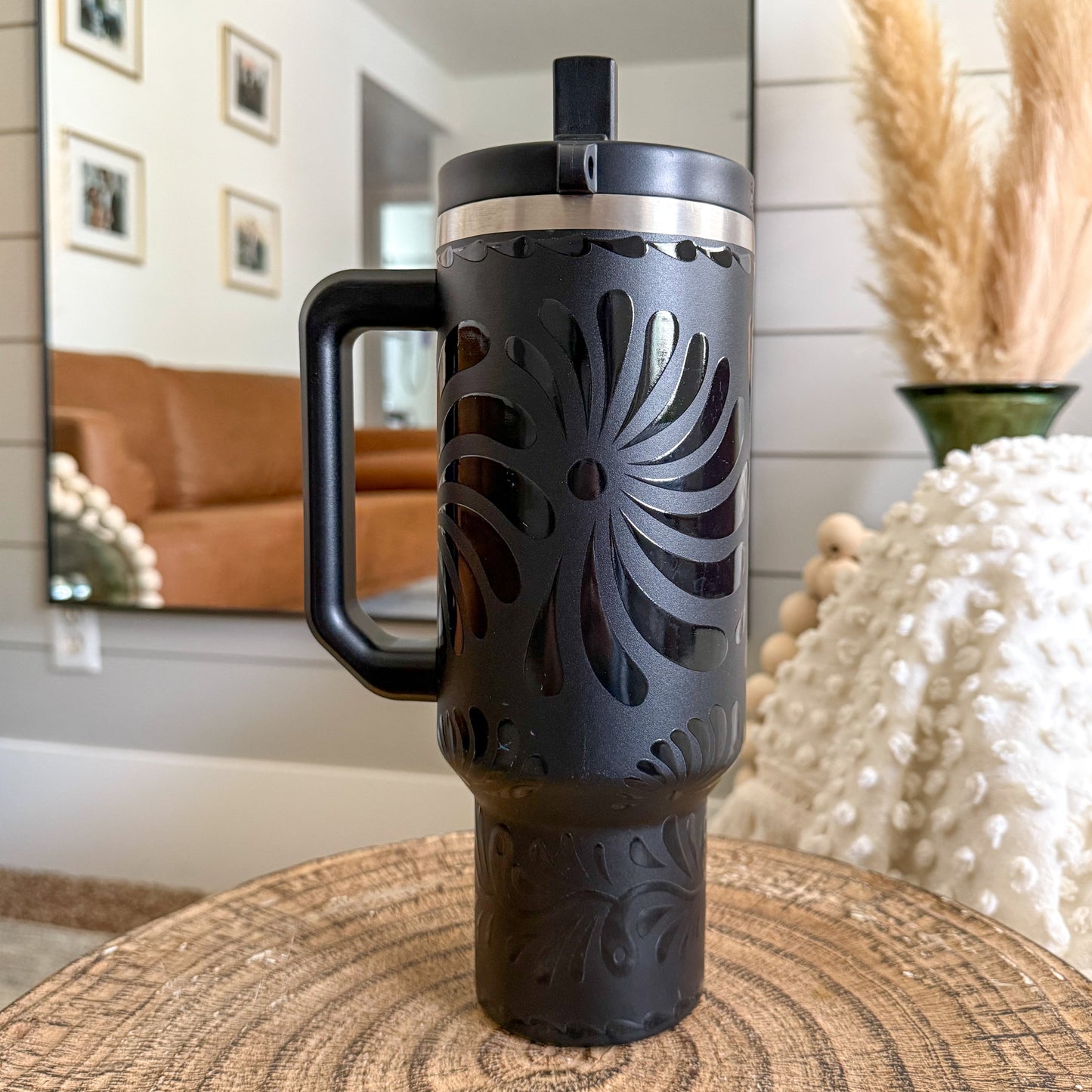 Black Talavera 40 OZ Tumbler - PREORDER