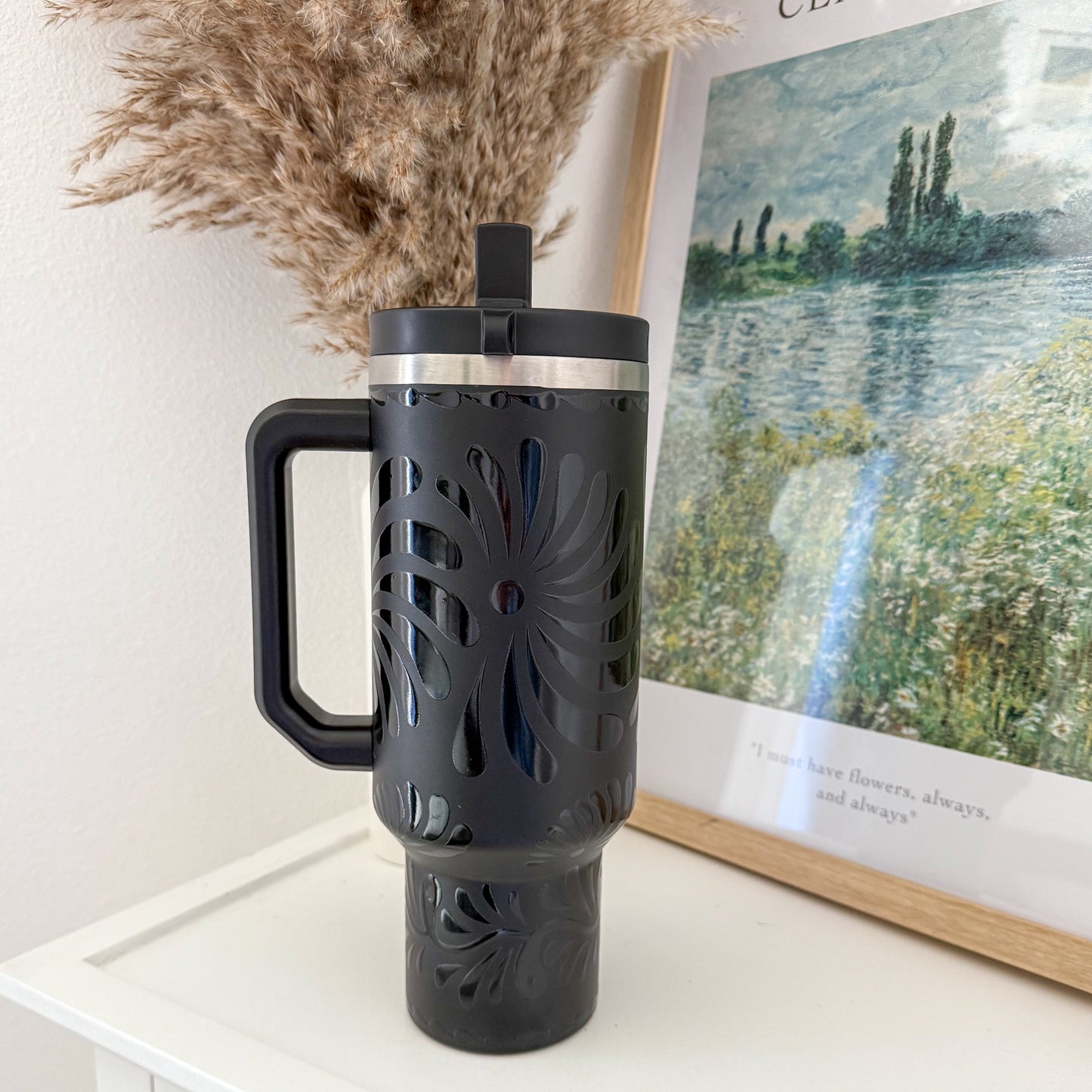 Black Talavera 40 OZ Tumbler - PREORDER