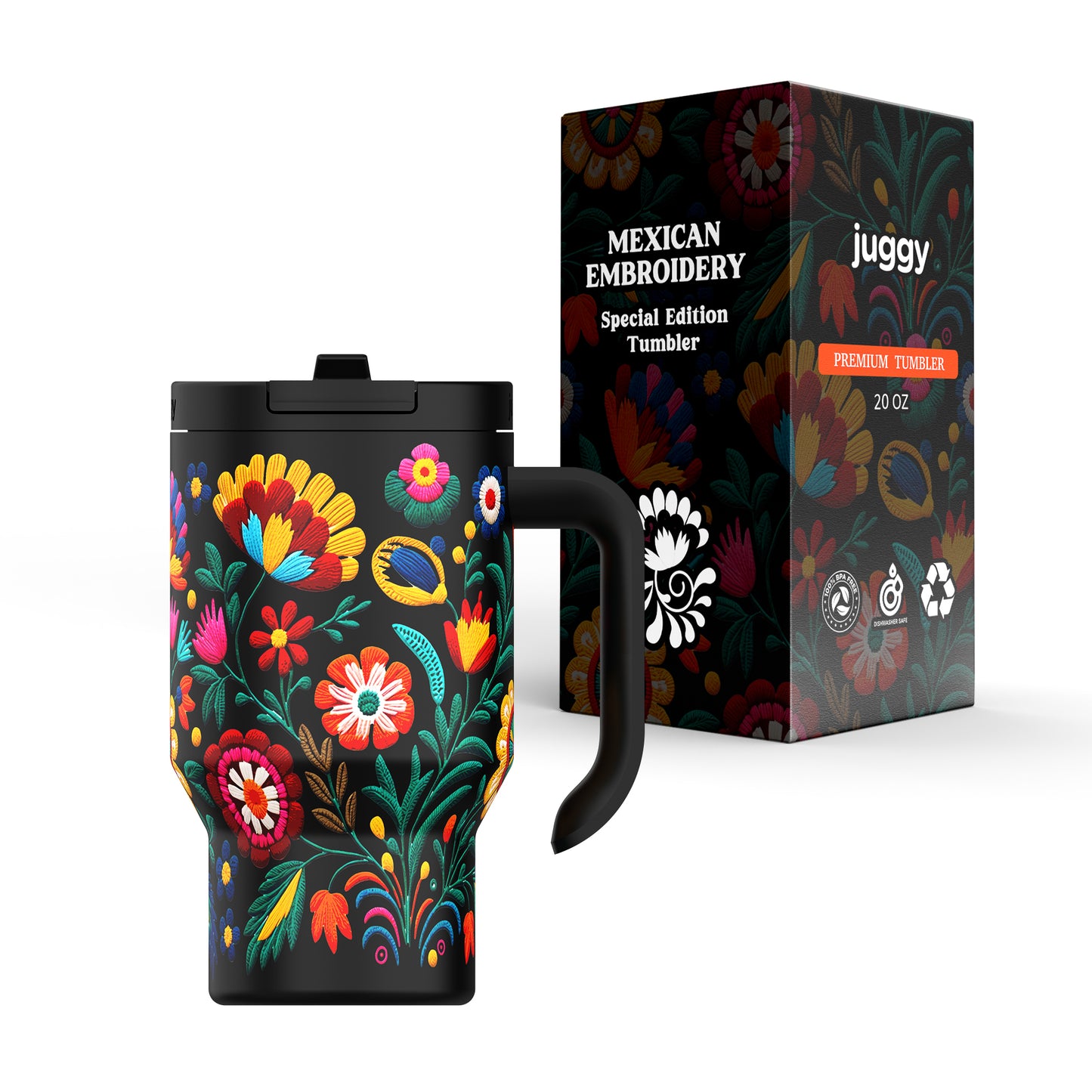 Bordadito 20 OZ Stainless DuoLid Tumbler -PREORDER