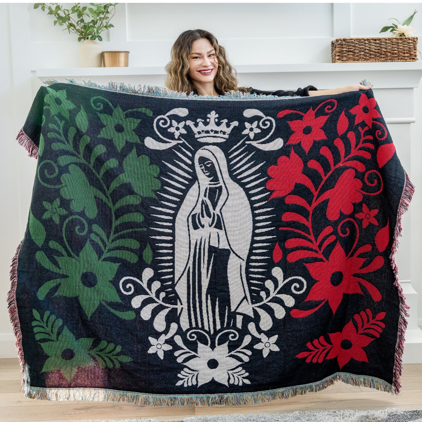 Queen of Mexico Woven Throw Blanket