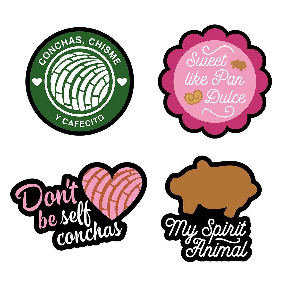 Self-Conchas Croc Charms Set