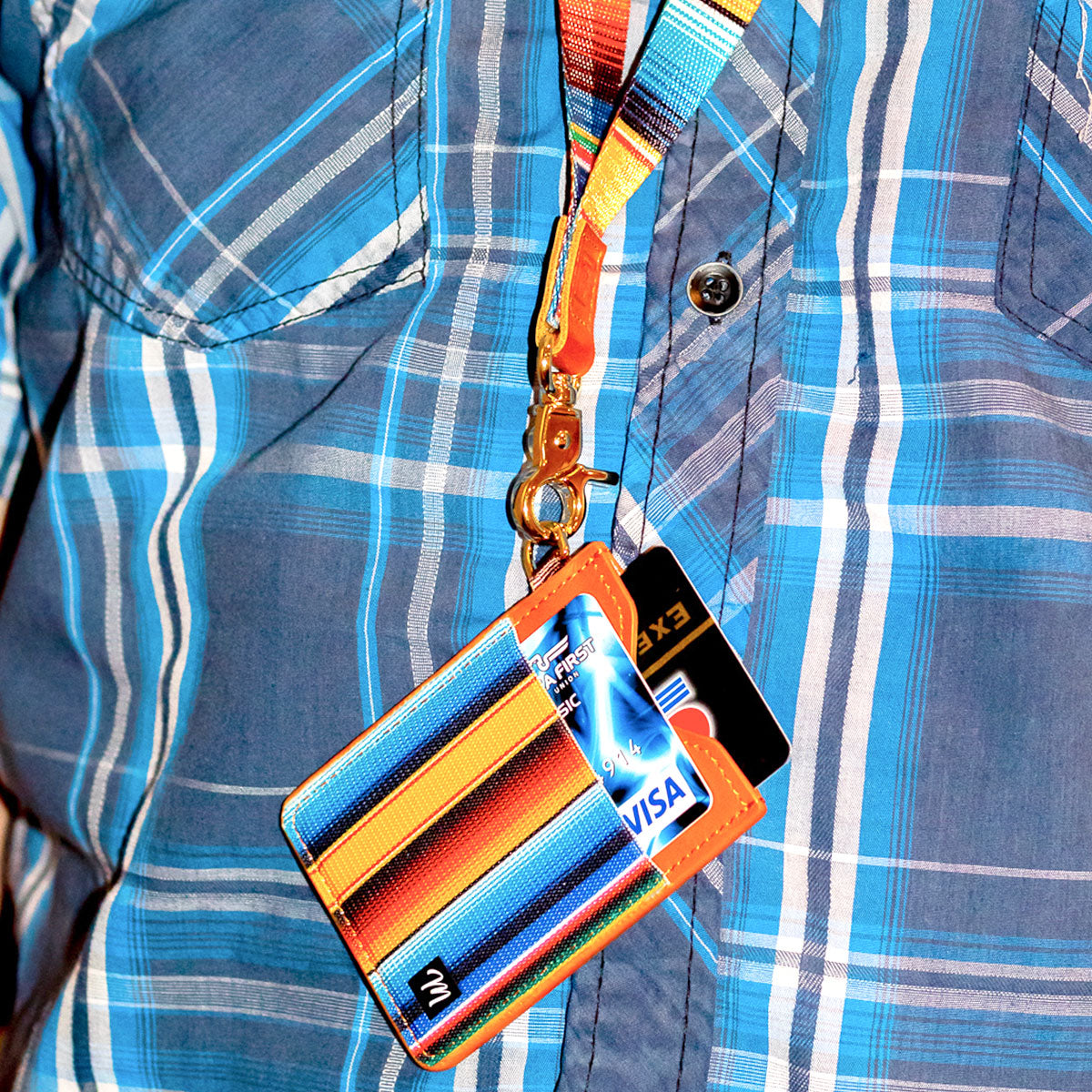 Sarape Leather Wallet