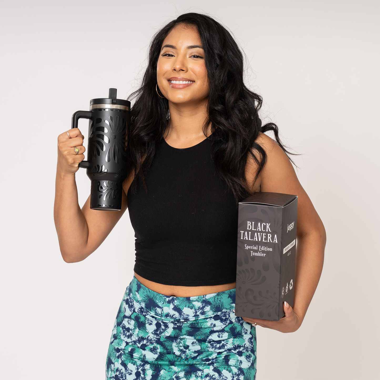 Black Talavera 40 OZ Tumbler - PREORDER