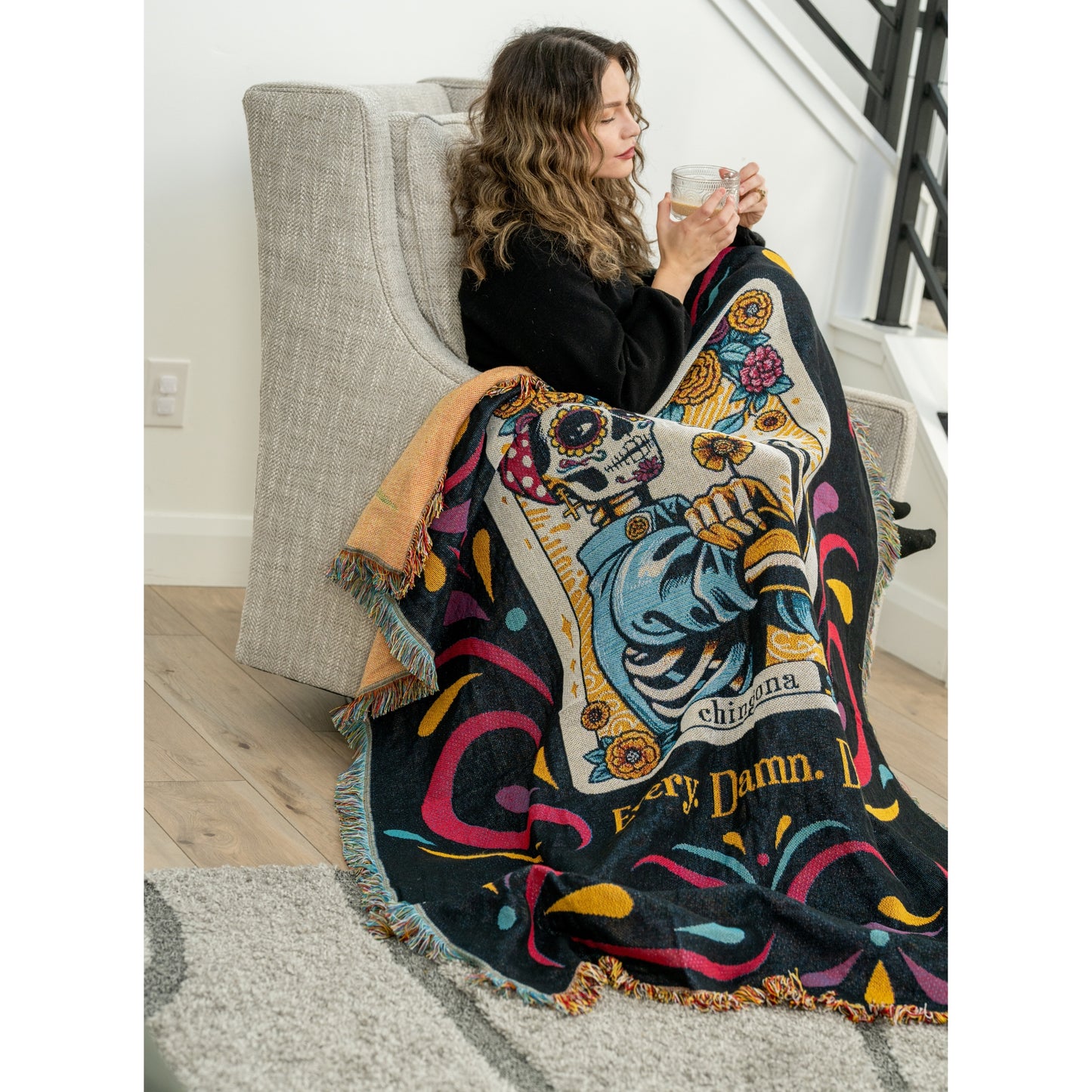 Chingona Woven Throw Blanket