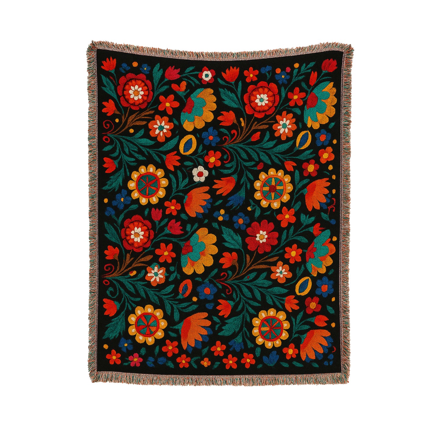 Bordado Pattern Throw Blanket - PREORDER