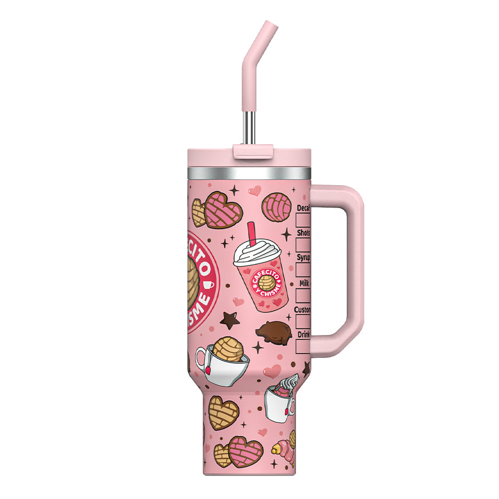 Cafecito & Chisme 40 oz Stainless Tumbler
