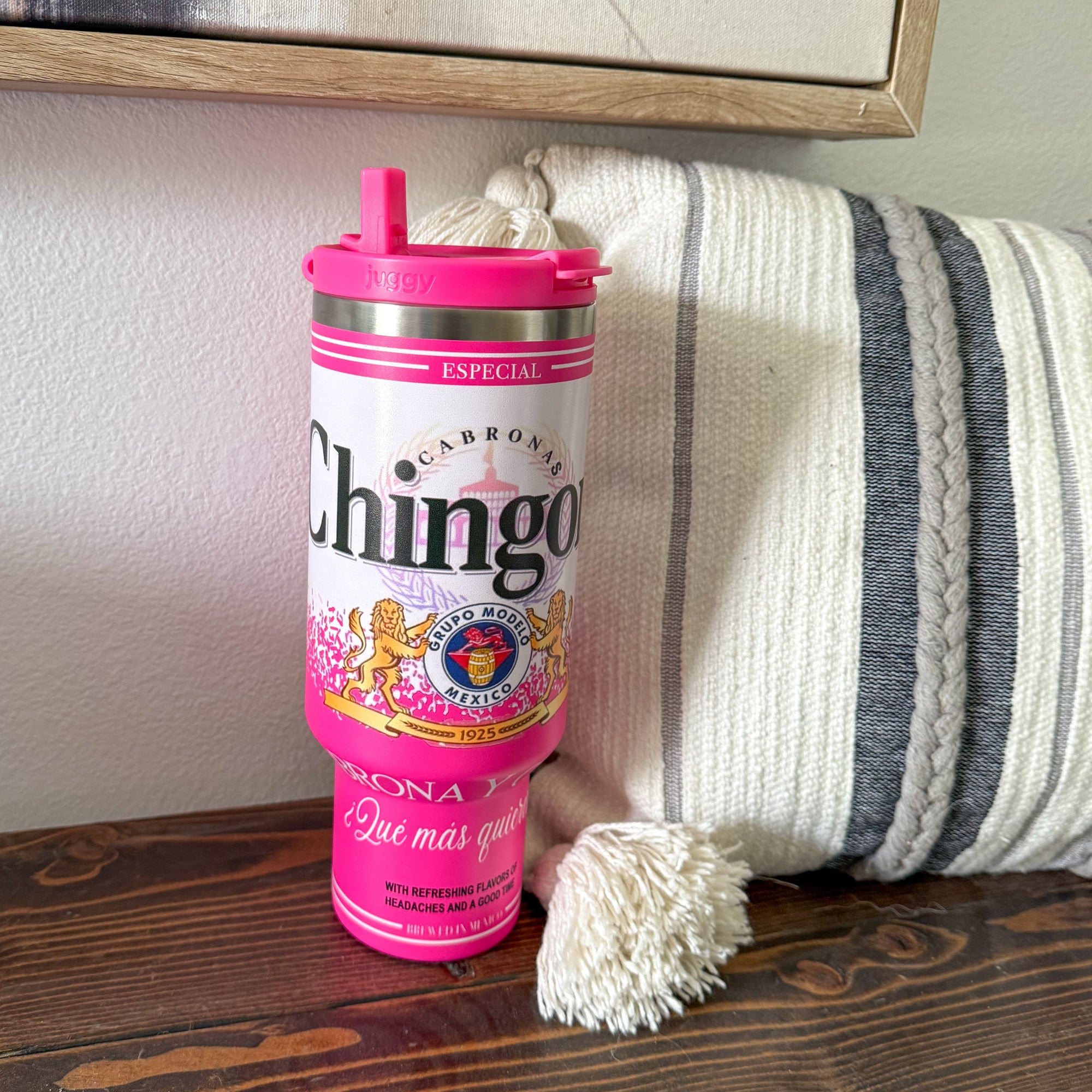 Chingona Modelo 40 OZ Tumbler - PREORDER