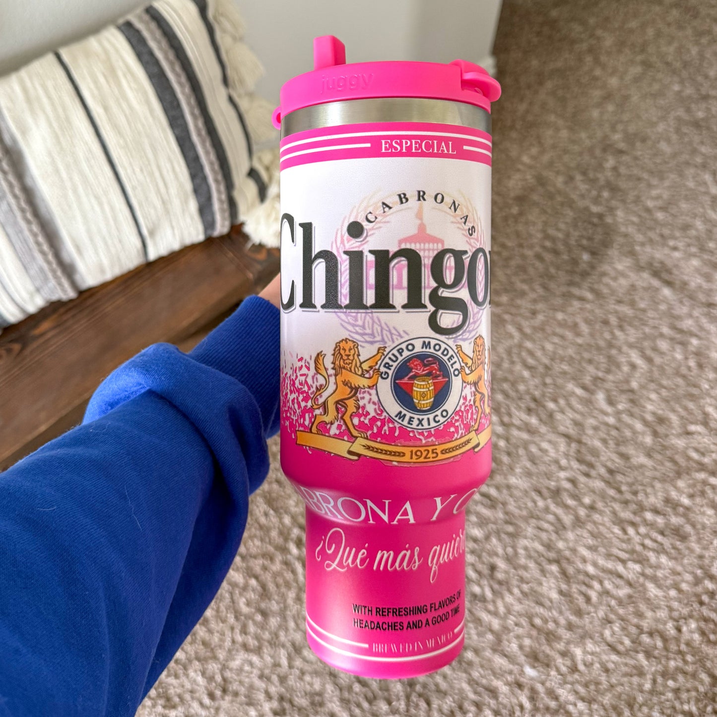 Chingona Modelo 40 OZ Tumbler - PREORDER