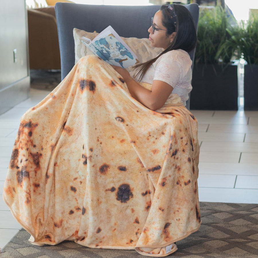 Large Tortilla de Harina Blanket
