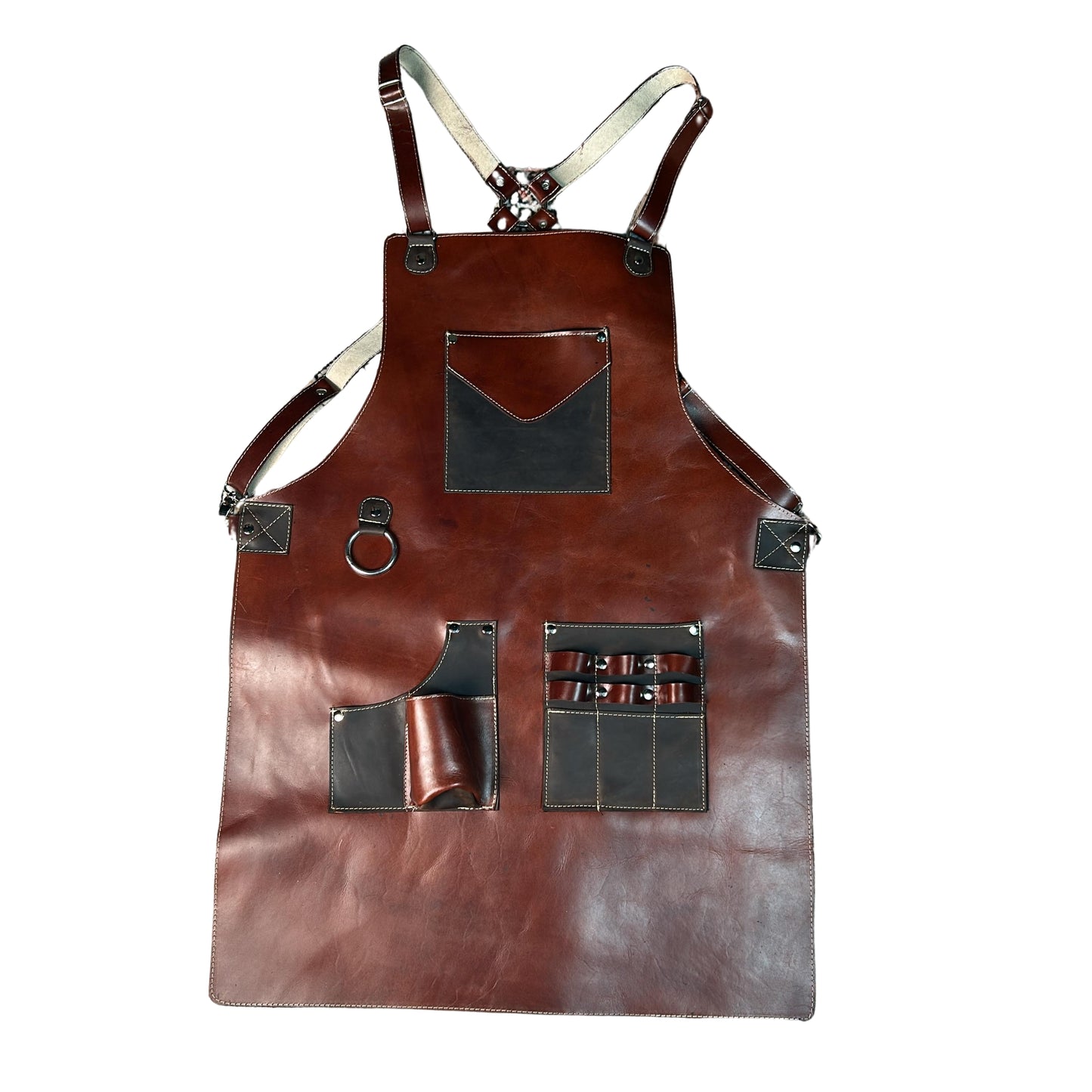 Genuine Leather "El Jefe" Grilling Apron