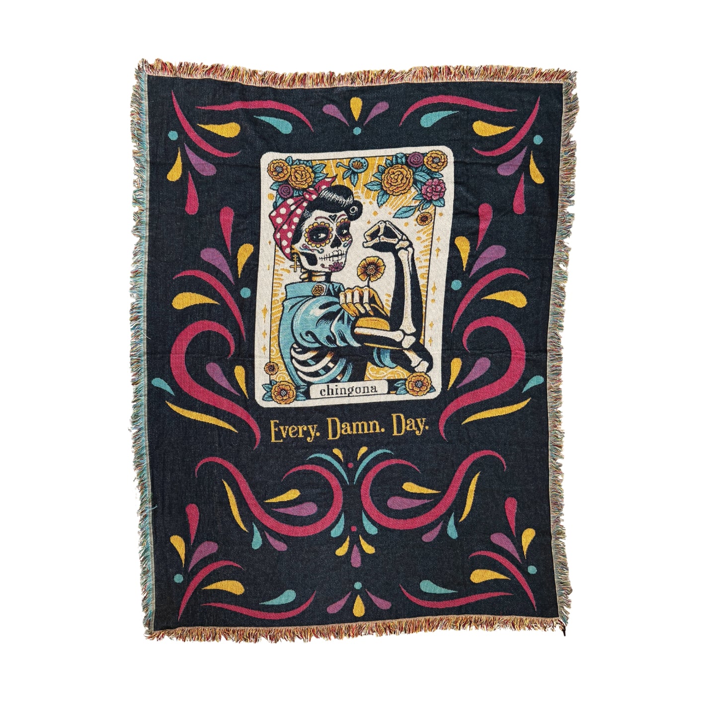Chingona Woven Throw Blanket