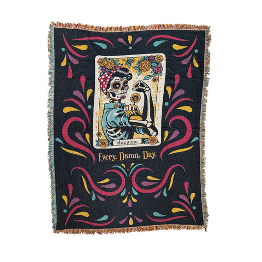Chingona Woven Throw Blanket