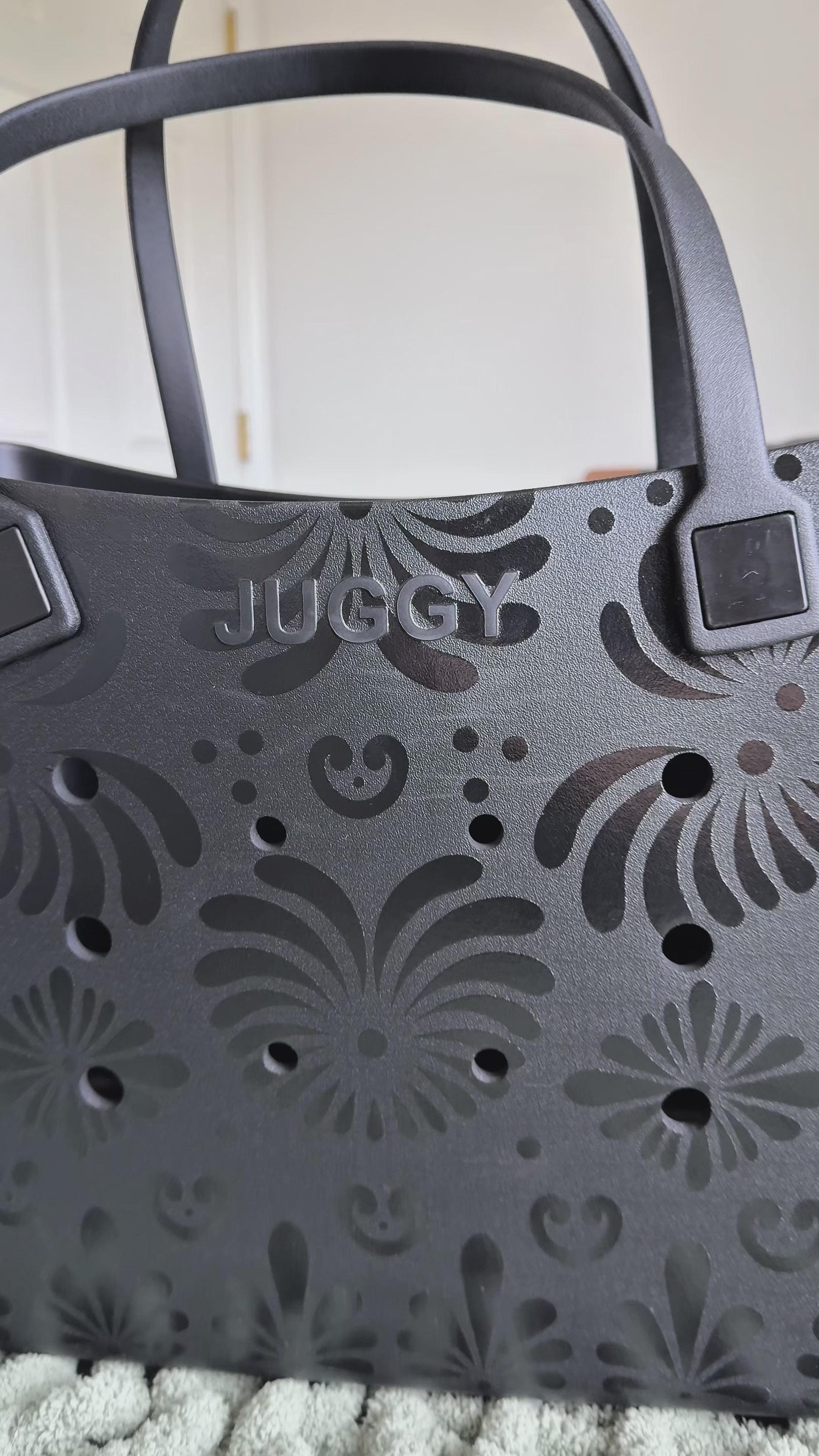 Black Talavera Tote Bag