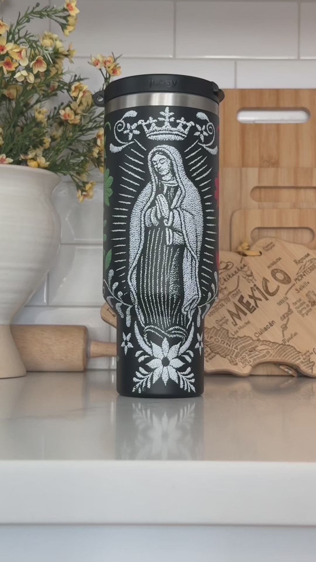 Queen of Mexico 40 oz Stainless Tumbler