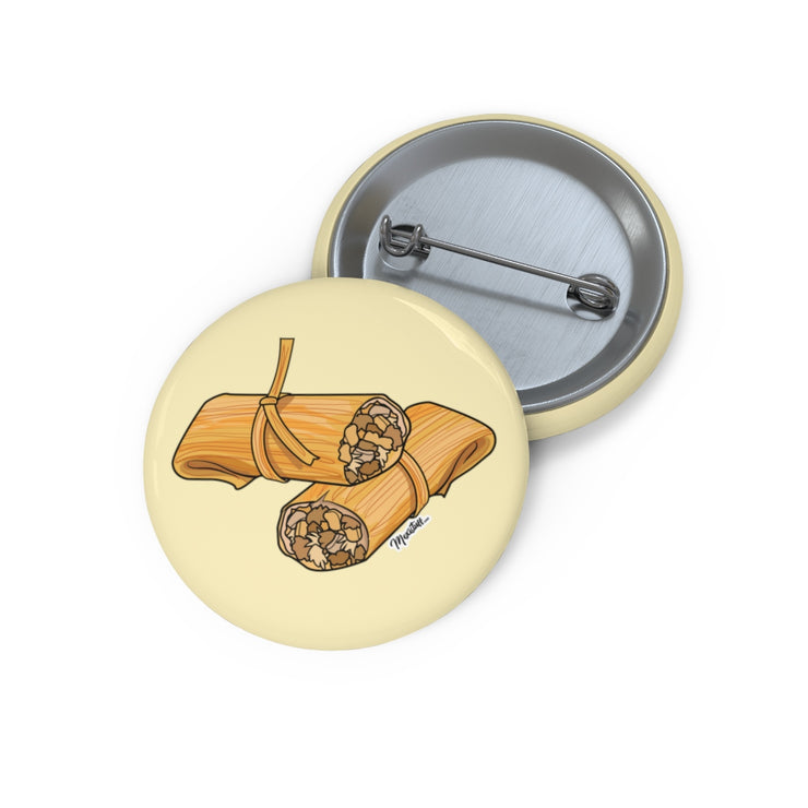 Tamales Pin Button