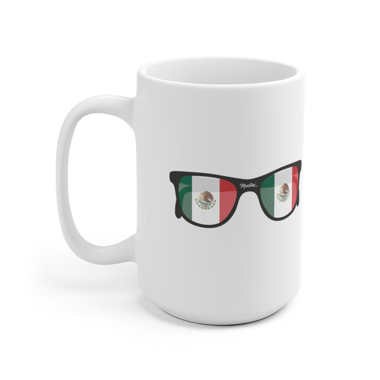 Mexican Flag Sunglasses Mug