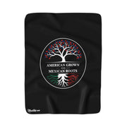 American Grown With Mexican Roots Blanket