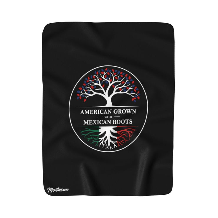 American Grown With Mexican Roots Blanket
