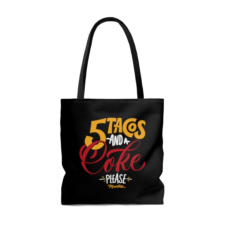 5 Tacos And A Coke Tote Bag
