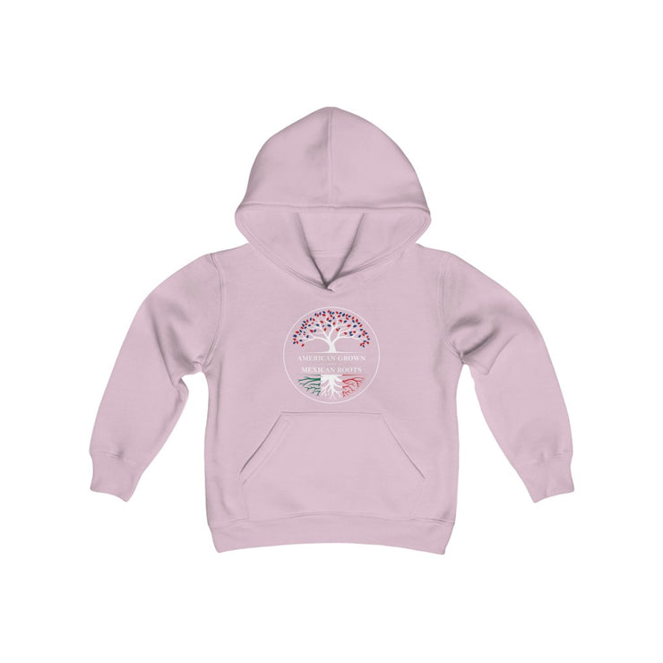 American Grown Mexican Roots Kids Hoodie