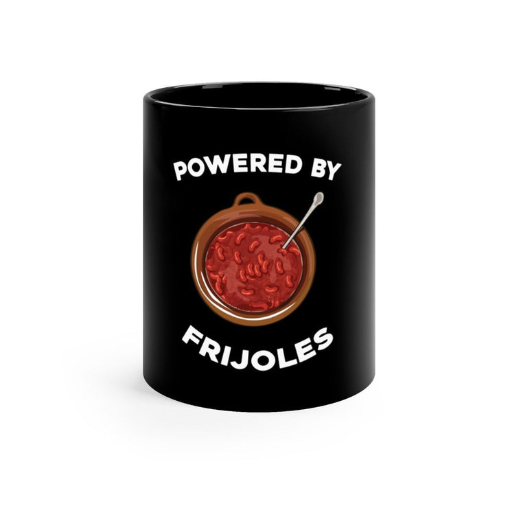 Powered by Frijoles Mug (Black)