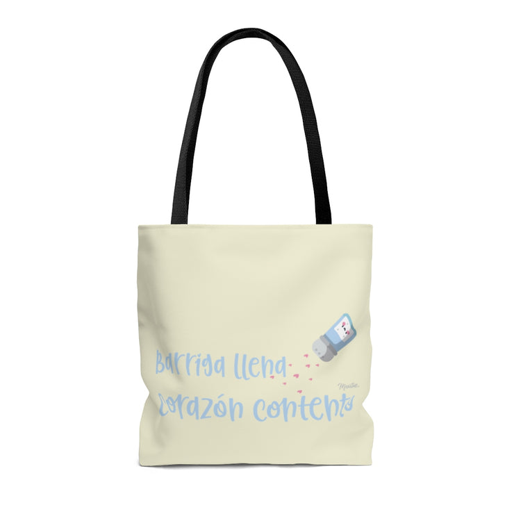 Barriga Llena Corazón Contento Tote Bag