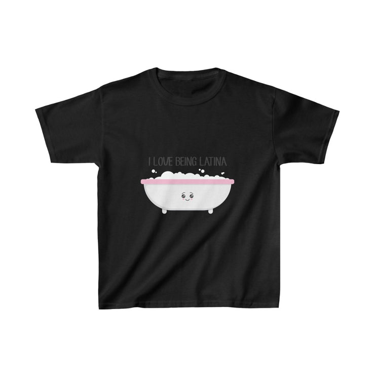 I Love Being Latina Young Kids Tee