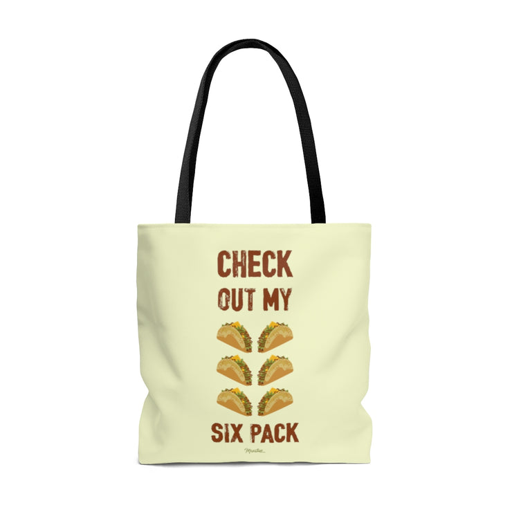 Check Out My Sixpack Tote Bag