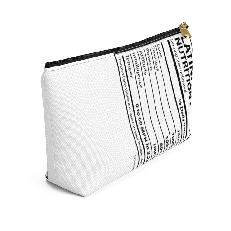 Latina Nutritional Facts Accessory Bag