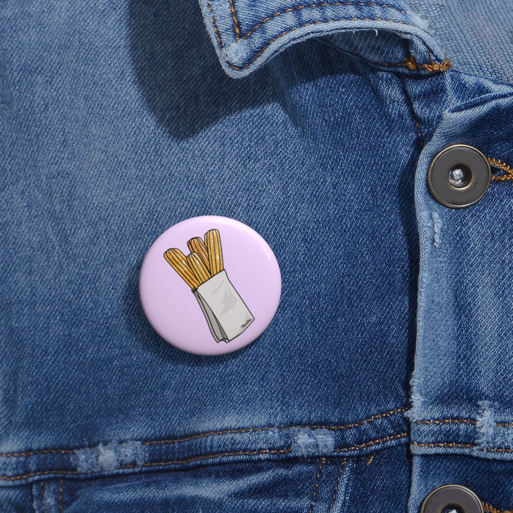 Churros Pin Button