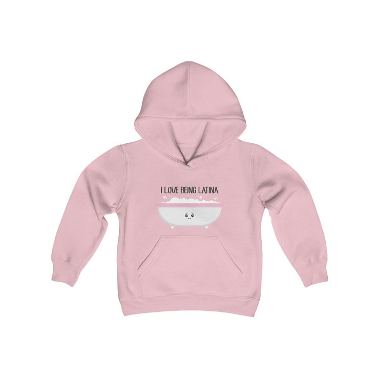 I Love Being Latina Kids Hoodie