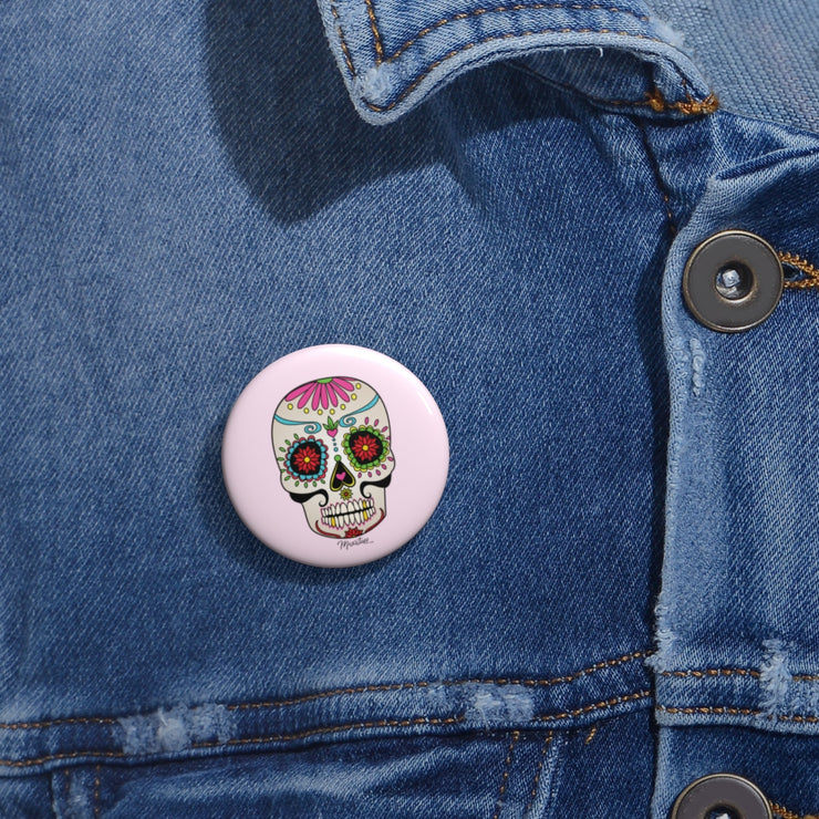 Skull Candy Pin Button