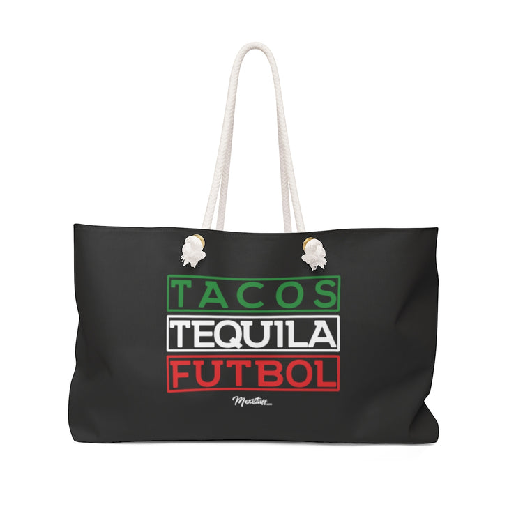 Tacos, Tequila y Futbol Weekender Bag