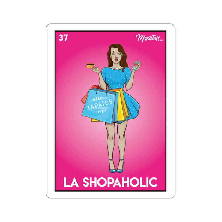 La Shopaholic Sticker
