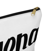 Chingona Accessory Pouch w T-bottom (White)