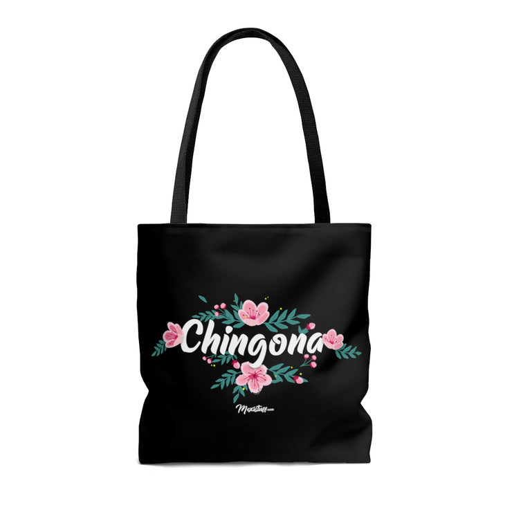 Chingona Flower Tote Bag