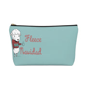 Fleece Navidad Accessory Bag