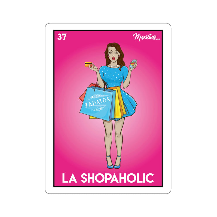 La Shopaholic Sticker