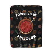 Powered by Frijoles Blanket (Black)