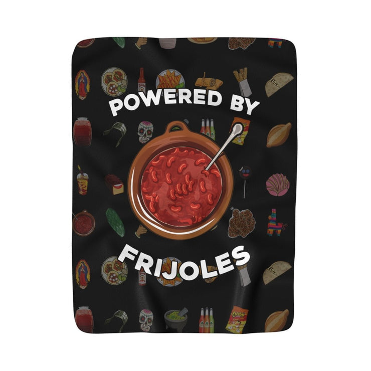 Powered by Frijoles Blanket (Black)