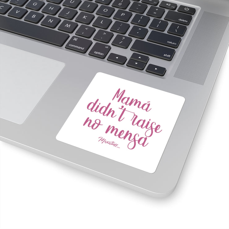 Mama Didn't Raise No Mensa Square Sticker