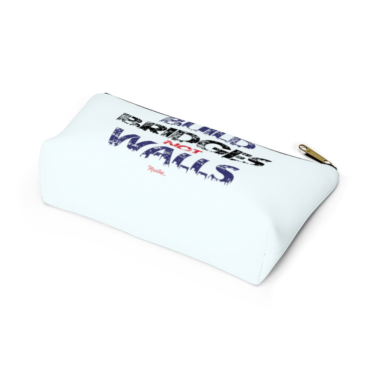 Build Bridges No Walls Accessory Bag