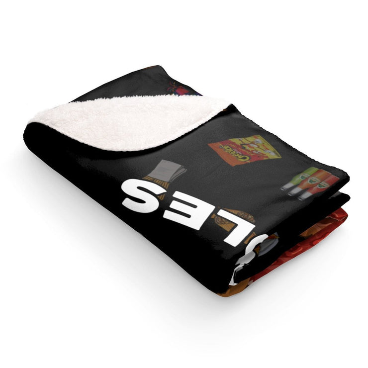 Powered by Frijoles Blanket (Black)