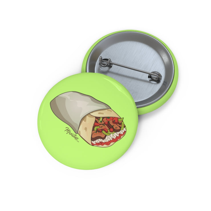Burrito Pin Button